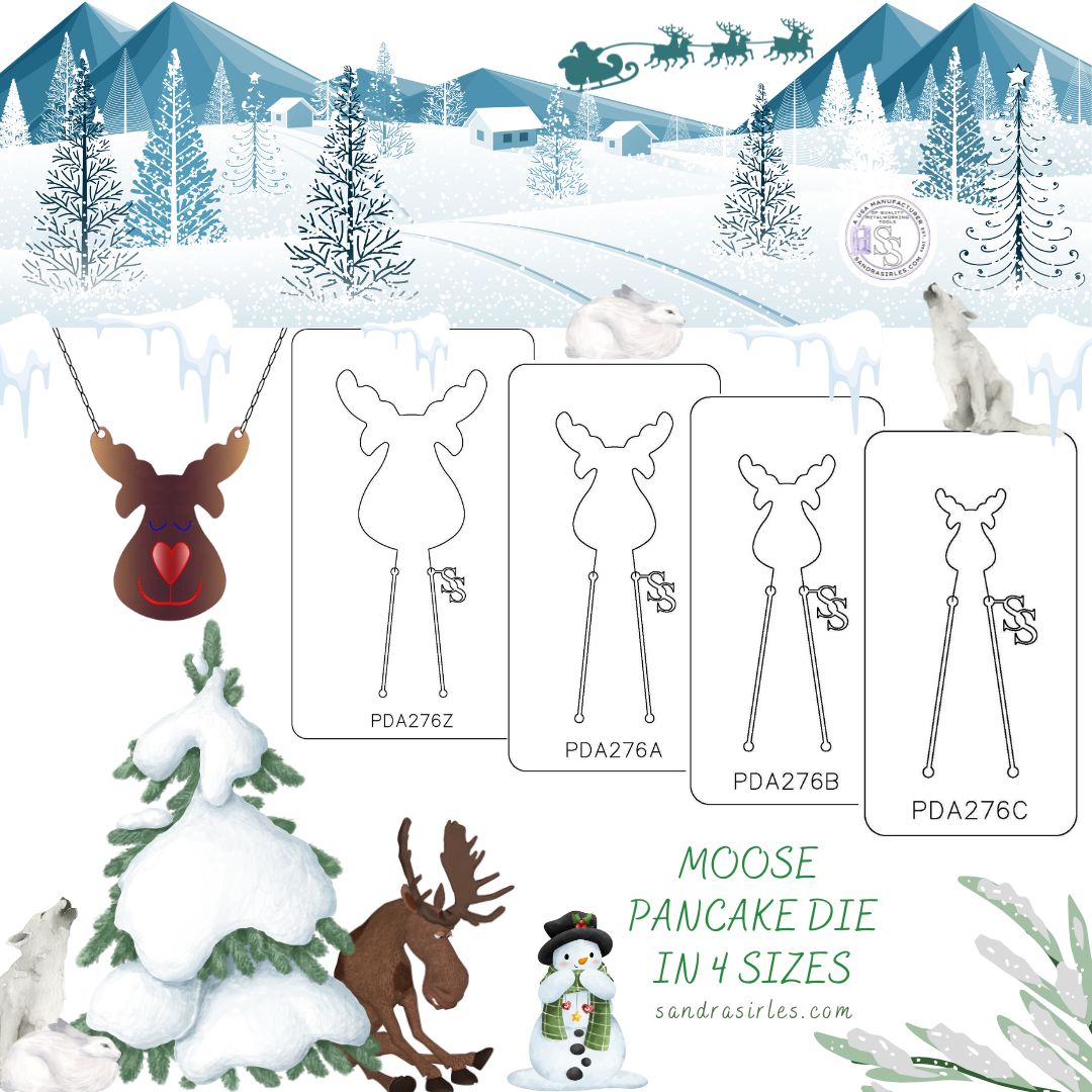 PANCAKE DIE PDA276 CUTE MOOSE